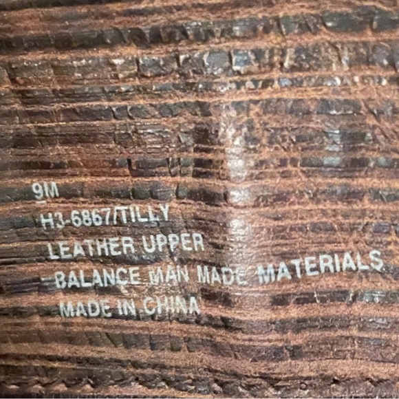 Ruff Hewn Brown Leather boots size 9M fun to wear comfortable - Picture 5 of 5